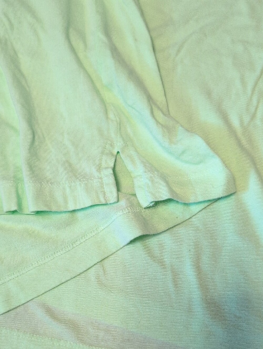 a new day Sleeveless Crewneck Tank in Bright Lime - Picture 7 of 8